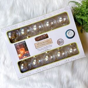 Apothecary & Co LED Iridescent AB Globe String Lights 10ft 30 Warm White Timer